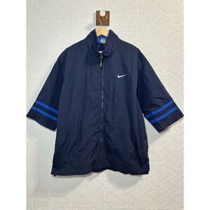 Ultra Rare Vintage 90s Kids XL (18-20)‎ Nike Short Sleeves Baggy windbreaker